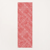 Scribbleprint Red Yogamat (Voorkant)
