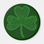 Scribbleprint Shamrock Magnet (Voorkant)