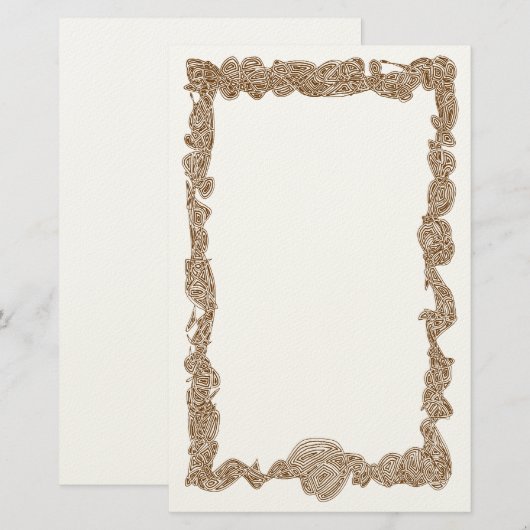 Scribbleprint Stationery Briefpapier (Voorkant / Achterkant)