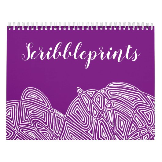 Scribbleprints Calendar (Seculaire versie) Kalender (Hoes)