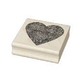 Scribbleprints Heart Rubberstempel (Stempel)