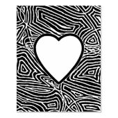 Scribbleprints Heart Rubberstempel (Afrduk)