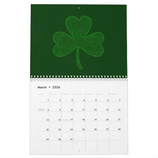 Scribbleprints Kalender (met Christelijke Design) (Mar 2026)