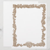 Scribbleprints Letterhead - Bruin (Voorkant / Achterkant)