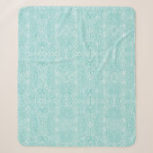 Scribbleprints Rode Sherpa Dekbed Deken (Voorkant)