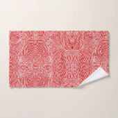 Scribbleprints Rood Bad Handdoek (Handdoek)