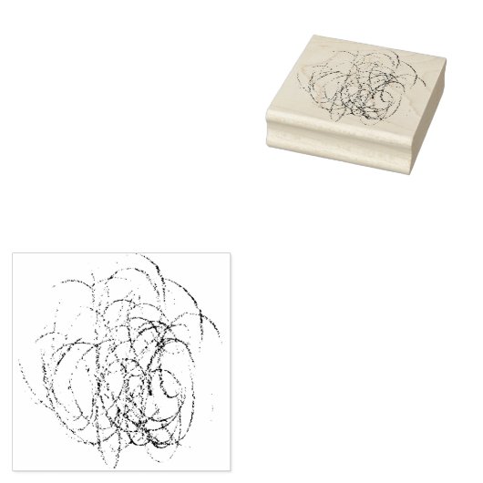 Scribbles Art Stamp Rubberstempel (Gestempeld)