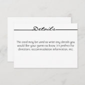 "Scribbles" Details Kaart (Voorkant / Achterkant)