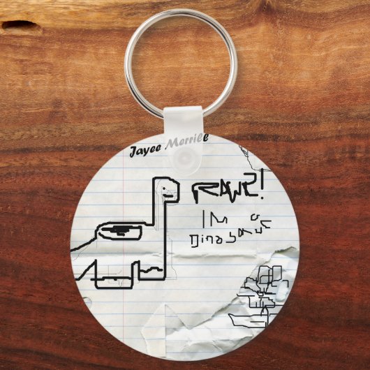 Scribbles Sleutelhanger (Voorkant)