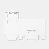 "Scribbles" Tent Favor Boxes Bedankdoosjes (Uitgevouwen)
