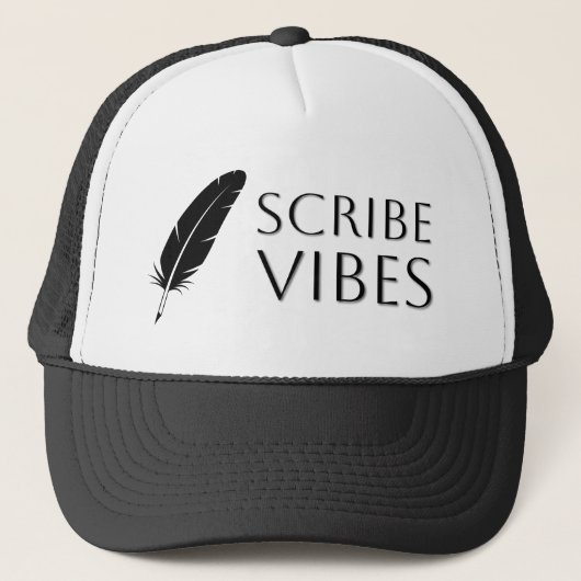 Scribe Vibes Auteur Schrijver Dichter Trucker Pet (Voorkant)