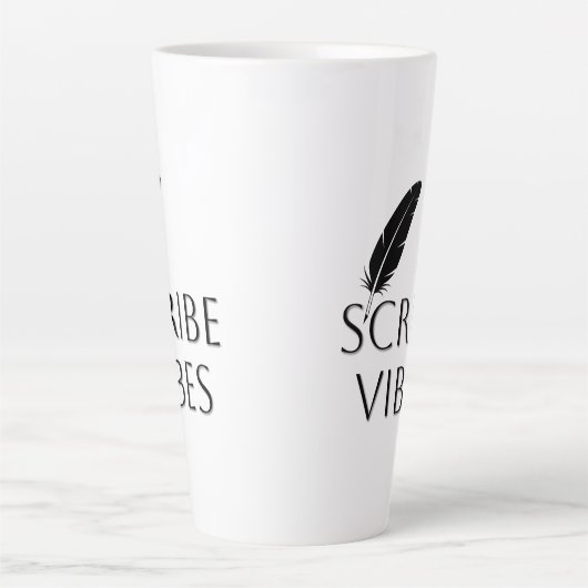 Scribe Vibes Author Writer Poet Latte Mok (Voorkant)