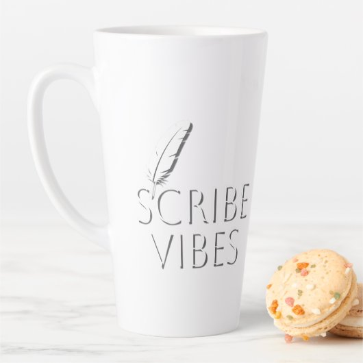 Scribe Vibes Schrijvers Auteurs Dichters Latte Mok (In situ)