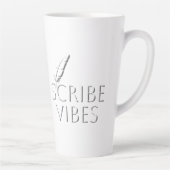 Scribe Vibes Schrijvers Auteurs Dichters Latte Mok (Rechts)