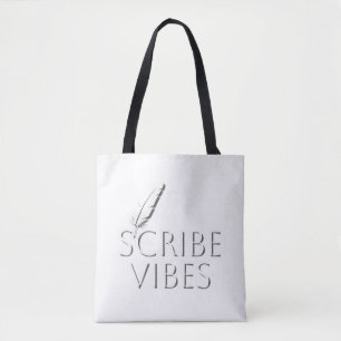 Scribe Vibes Schrijvers Auteurs Dichters Tote Bag