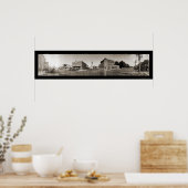 Scribner NE Panoramic Photo 1908 Poster (Keuken)