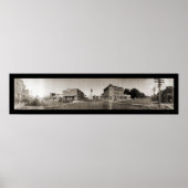 Scribner NE Panoramic Photo 1908 Poster (Voorkant)