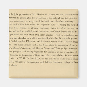 Scribner's statistische atlas magneet