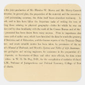 Scribner's statistische atlas vierkante sticker (Voorkant)