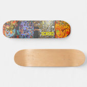 SCRIBZ AKATEBOARDS PERSOONLIJK SKATEBOARD (Horizontaal)