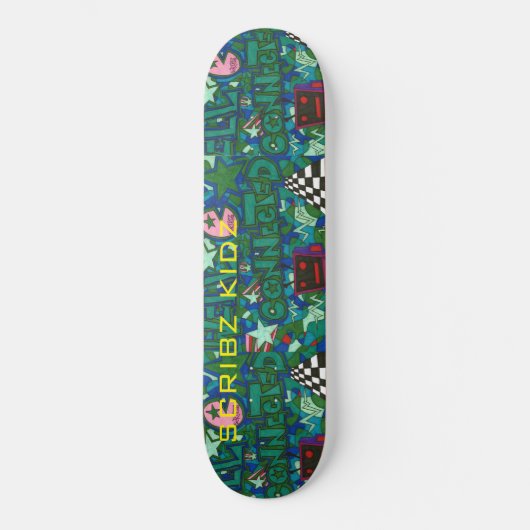 SCRIBZ KIDZ SKATEBOARD/JMT PERSOONLIJK SKATEBOARD (Voorkant)