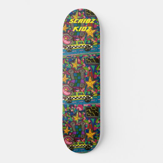 SCRIBZ KIDZ SKATEBOARD/JMT PERSOONLIJK SKATEBOARD (Voorkant)