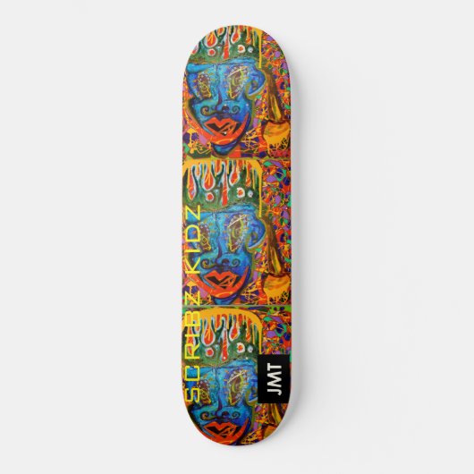 SCRIBZ KIDZ SKATEBOARD/JMT PERSOONLIJK SKATEBOARD (Voorkant)