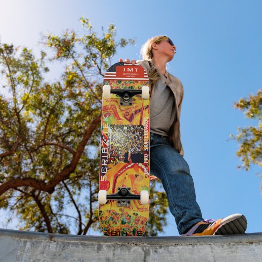 SCRIBZ KIDZ SKATEBOARD/JMT PERSOONLIJK SKATEBOARD (Buiten 1)