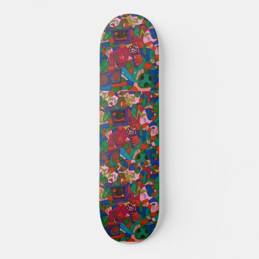 SCRIBZ KIDZ SKATEBOARDS/JMT PERSOONLIJK SKATEBOARD (Voorkant)