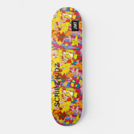 SCRIBZ KIDZ SKELERBOORD / JMT PERSOONLIJK SKATEBOARD