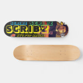SCRIBZ NYC POP ARTIEST 7 3/4" Skateboarddek Persoonlijk Skateboard (Horizontaal)