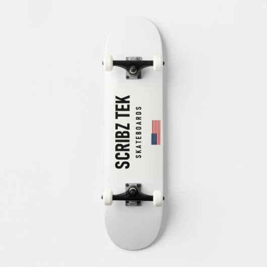 SCRIBZ TEK OFFICIEEL SKATEBOARD / AFBEELDINGEN (Voorkant)