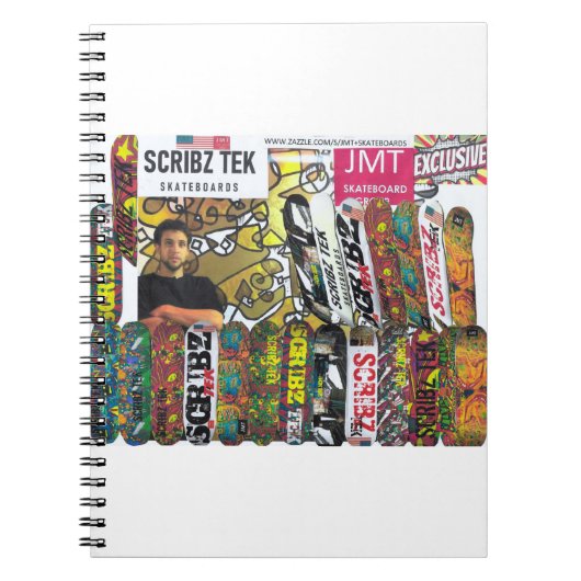 SCRIBZ TEK SKATEBOARDS / JMT VS NOTITIEBOEK (Voorkant)