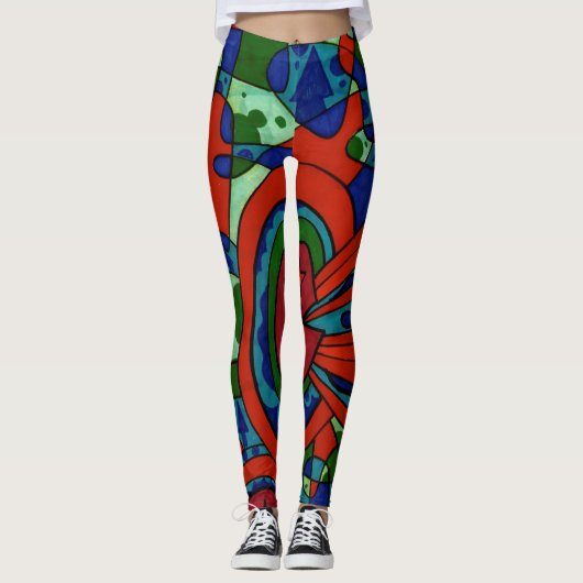 SCRIBZ / TSB All-Over-Print Leggings (Voorkant)