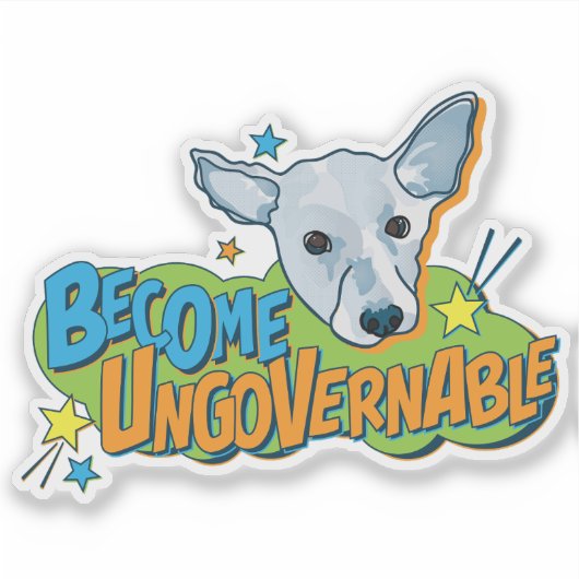 Scrim Sticker! Sticker (Voorkant)