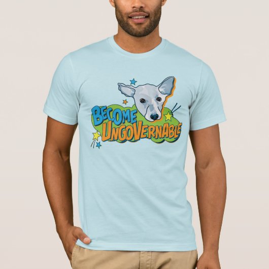 Scrim Unisex T-shirt Blauw (Voorkant)