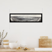 Scrimmage van Yale Bowl Foto 1914 Poster (Keuken)