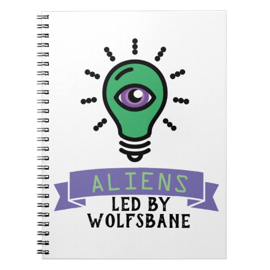 Scrimo Team Alien notitieboek (Voorkant)