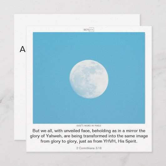 SCRIPIX TEMPLATE KAART (Voorkant / Achterkant)