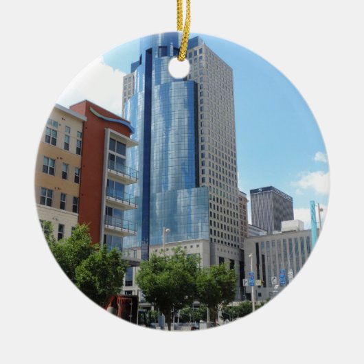 Scripps Center in Cincinnati, Ohio Keramisch Ornament (Voorkant)