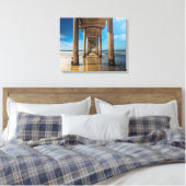Scripps Pier Canvas Afdruk (Insitu (Slaapkamer))