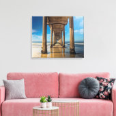 Scripps Pier Canvas Afdruk (Insitu (Woonkamer))