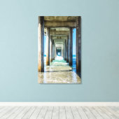 Scripps Pier La Jolla Canvas Afdruk (Insitu (Houten vloer))