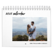 Script 2027 Aangepaste Foto Agenda met Notities Pa Kalender (Hoes)