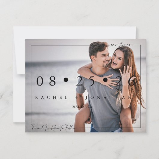 Script 2 Foto  | Save The Date (Voorkant)