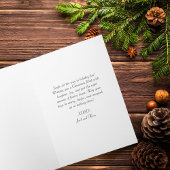 Script 2 Photo Ornaments Simple Merry Christmas  Kaart