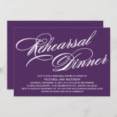 SCRIPT 2 | REHEARSAL DINNER INVITE KAART (Voorkant / Achterkant)