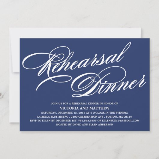 SCRIPT 2 | REHEARSAL DINNER INVITE KAART (Voorkant)