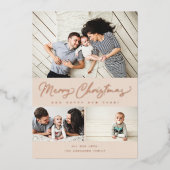 Script 3 van de Folie van de Vroege Kerst Collage  Feestdagenkaart (Voorkant)