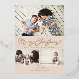 Script 3 van de Folie van de Vroege Kerst Collage  Folie Feestdagenkaart